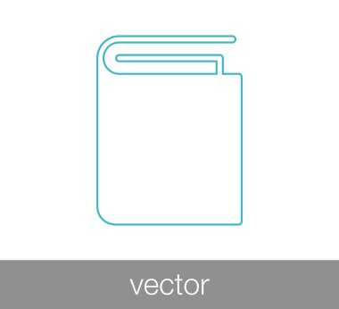 kitap simgesini illüstrasyon.