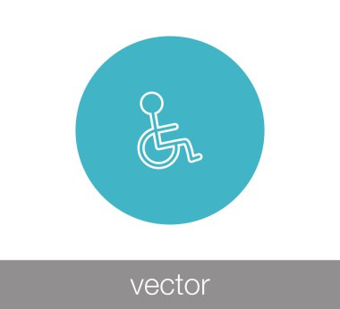 Engelli işareti simgesi.