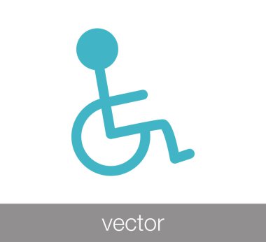 Engelli işareti simgesi.