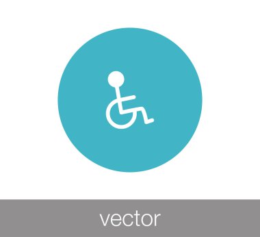 Engelli işareti simgesi.