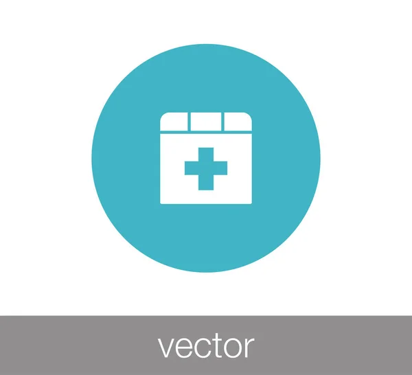 Health cross icon — Stock Vector