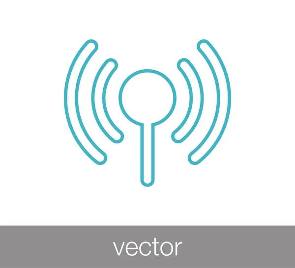 Wifi-Line-Symbol — Stockvektor