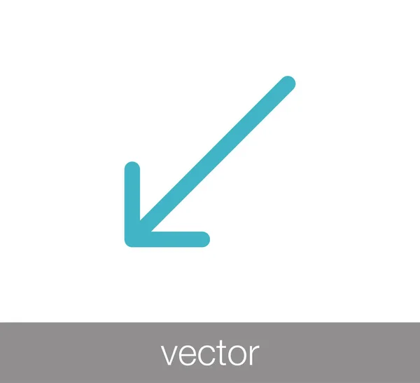 Pfeil-Websymbol — Stockvektor