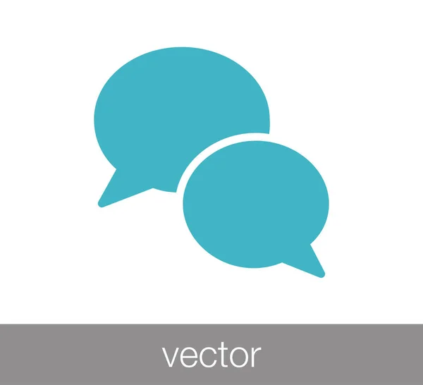 Pictogram van de commentaar van de chat — Stockvector