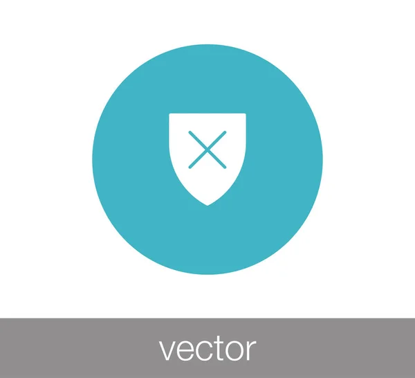 Deny web icon. — Stock Vector