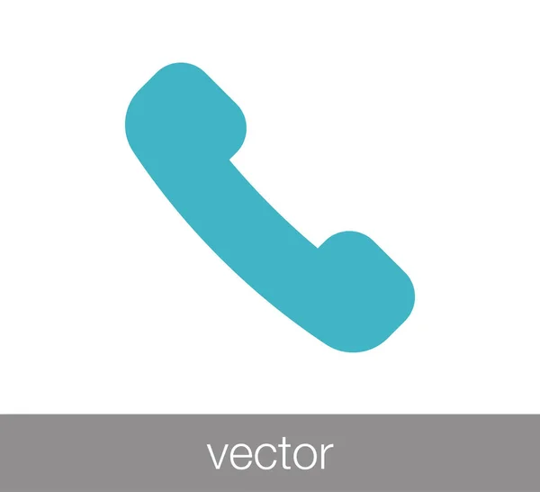 Ícone web telefone — Vetor de Stock