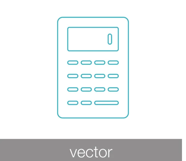 Calculadora Icono plano — Archivo Imágenes Vectoriales