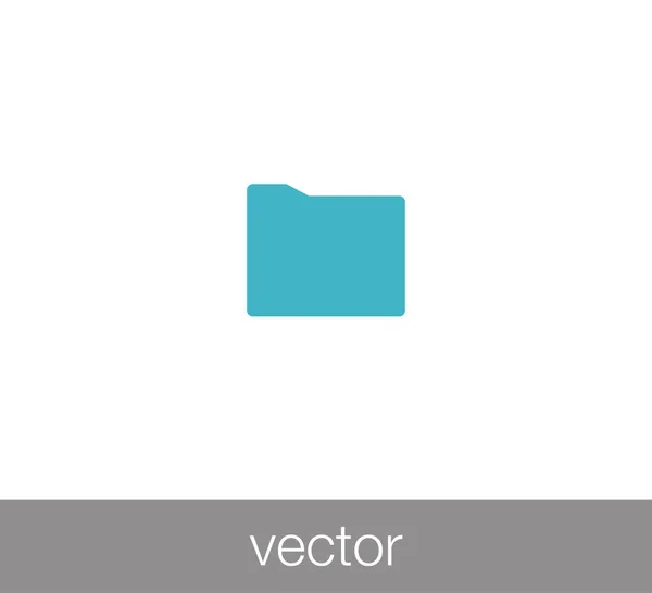 Ordner Flat Icon — Stockvektor