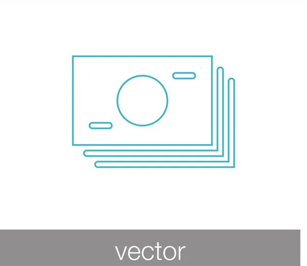 Значок денежной финансовой экономики — стоковый вектор