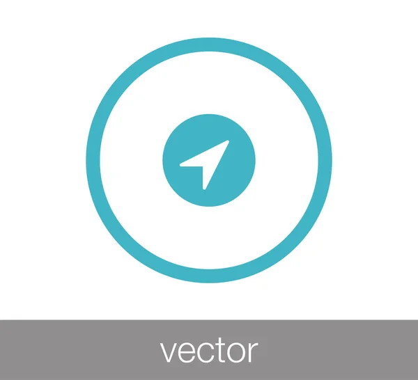 Icono web de flecha — Vector de stock