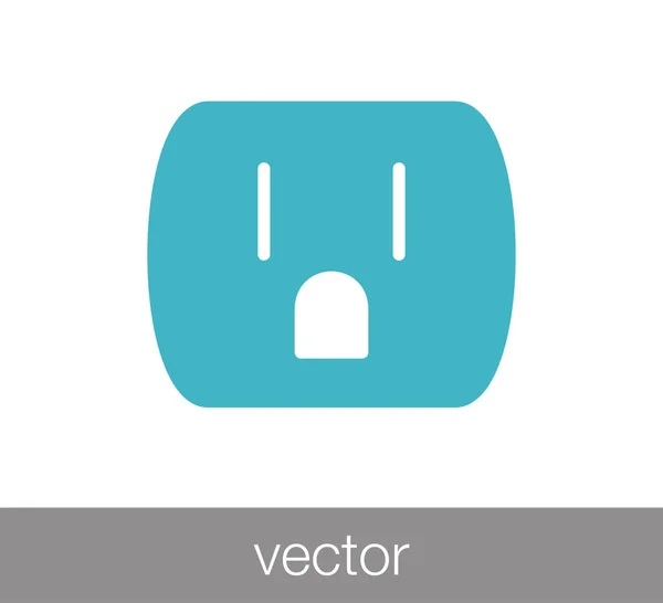 Icône web Socket — Image vectorielle