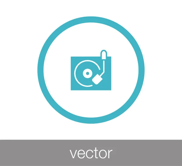 Vybrat ikonu přehrávač — Stockový vektor