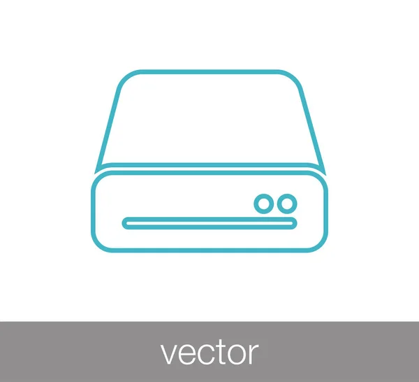 Ikonen för trådlös router — Stock vektor