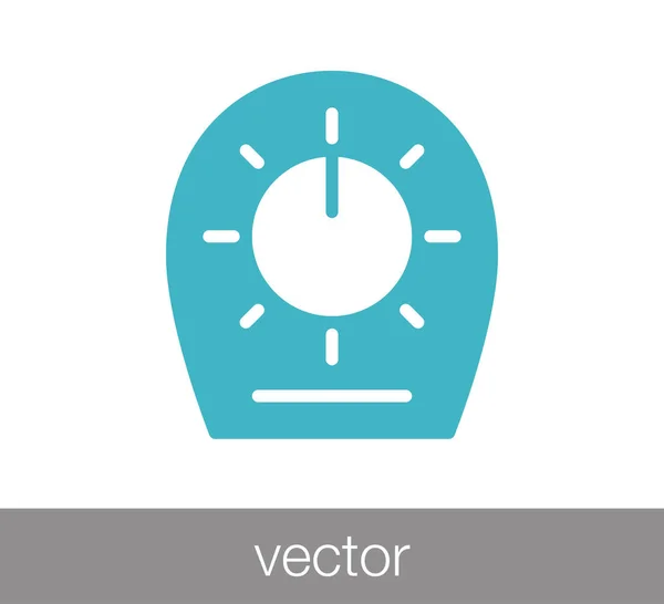 Icono del temporizador cocinero — Vector de stock