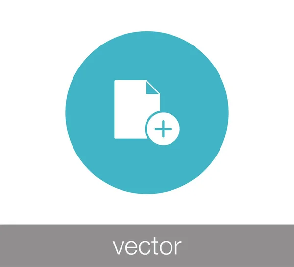Ilustrație pictogramă document — Vector de stoc