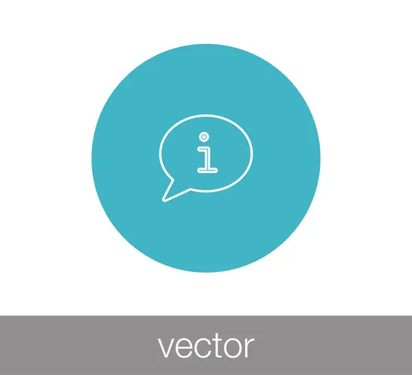 Chat Comentario icono — Archivo Imágenes Vectoriales
