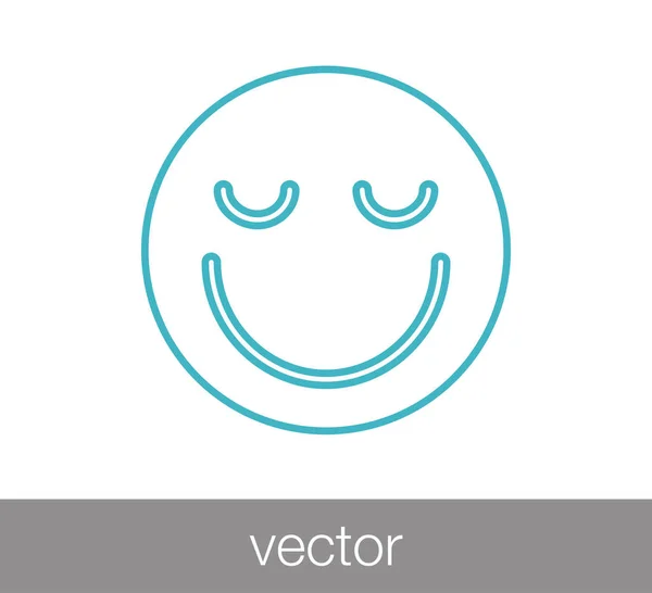 Значок улыбающегося лица — стоковый вектор