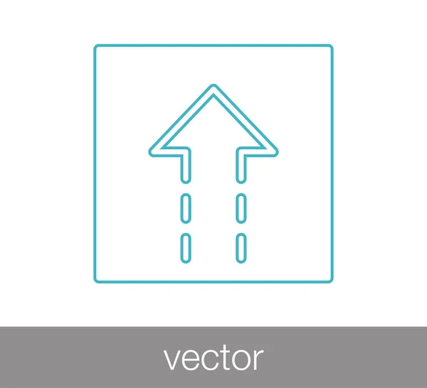 Carregar ícone com seta para cima — Vetor de Stock