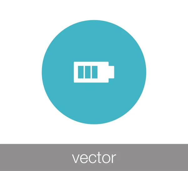 Icône de charge de batterie — Image vectorielle