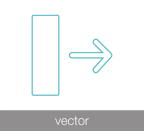 Значок со стрелкой. — стоковый вектор