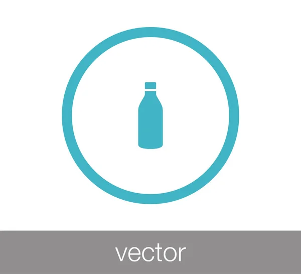 Flaschenpost-Ikone — Stockvektor