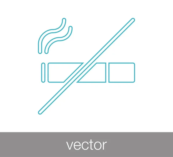 No smoking sign icon. — Stock Vector