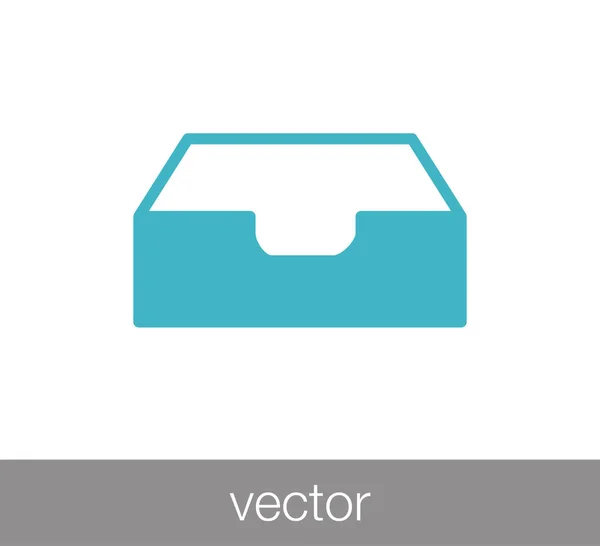 Boîte aux lettres icône — Image vectorielle