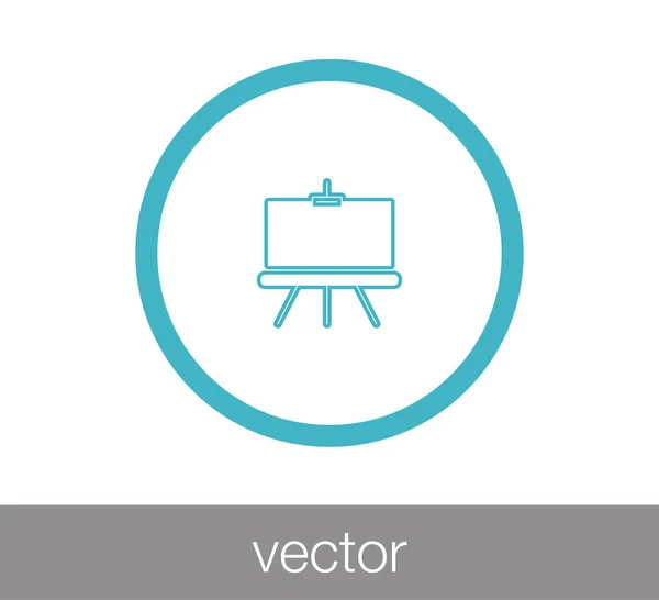 Whiteboard-Flachbildschirm — Stockvektor