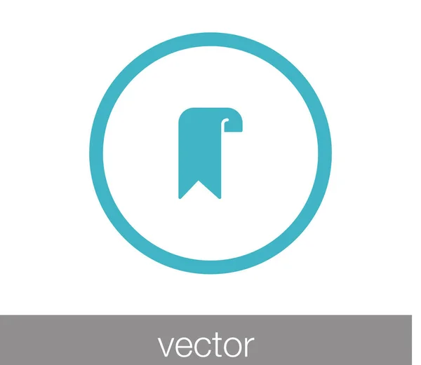 Web bladwijzerpictogram — Stockvector