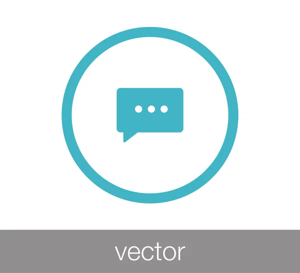 Konverzace ikonu komentáře — Stockový vektor