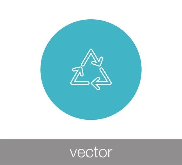 Recargar icono de símbolo . — Vector de stock