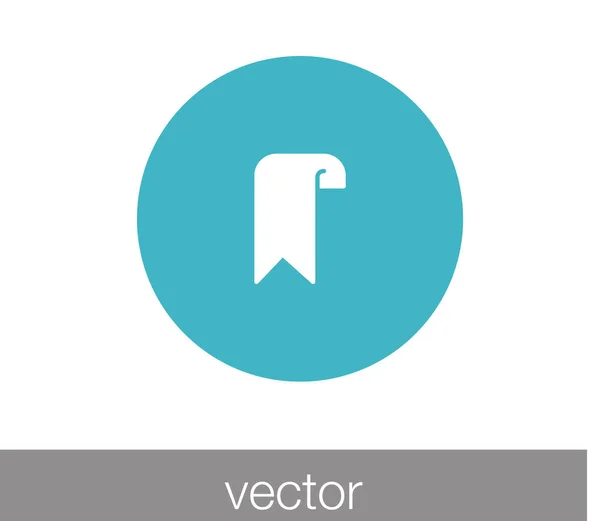 Marcador icono web — Vector de stock