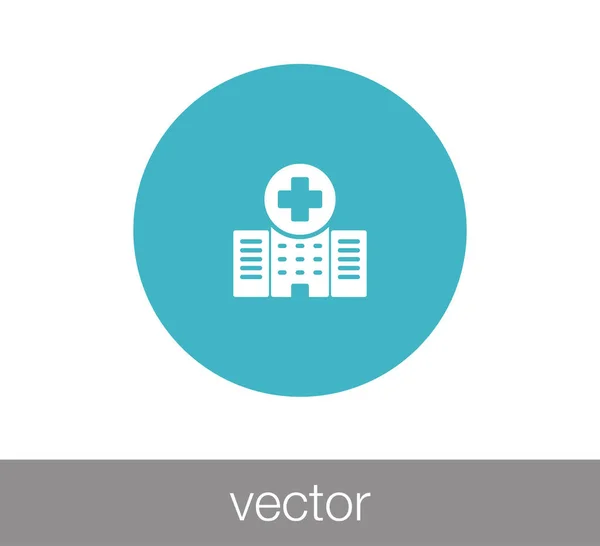 Web-Ikone im Krankenhaus — Stockvektor