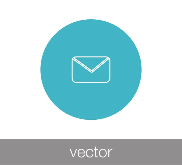 Ikona webového e-mailu — Stockový vektor