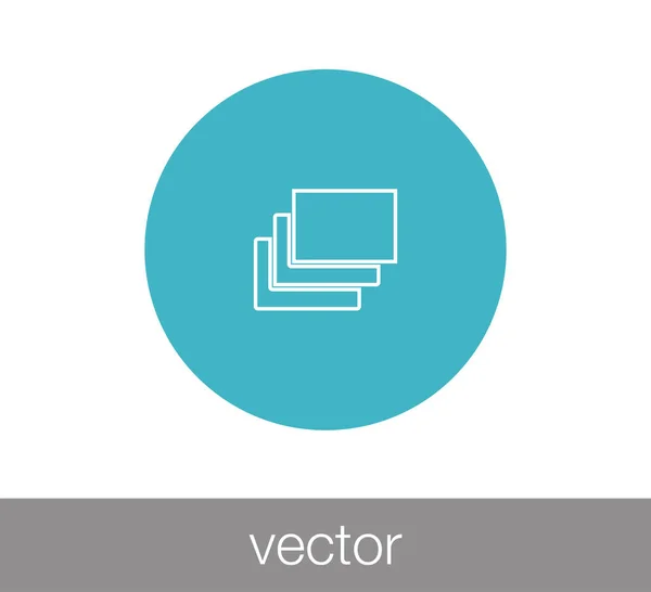 Archivo Icono plano — Vector de stock