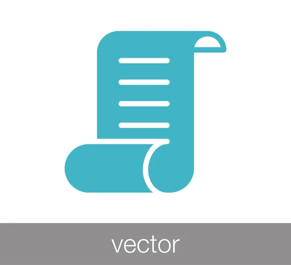 Documentation flat icon — Stock Vector