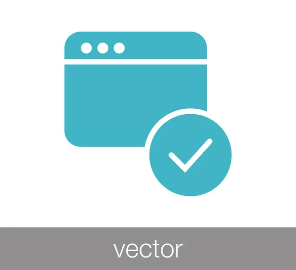 Code vensterpictogram — Stockvector