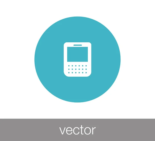 Ícone web telefone — Vetor de Stock