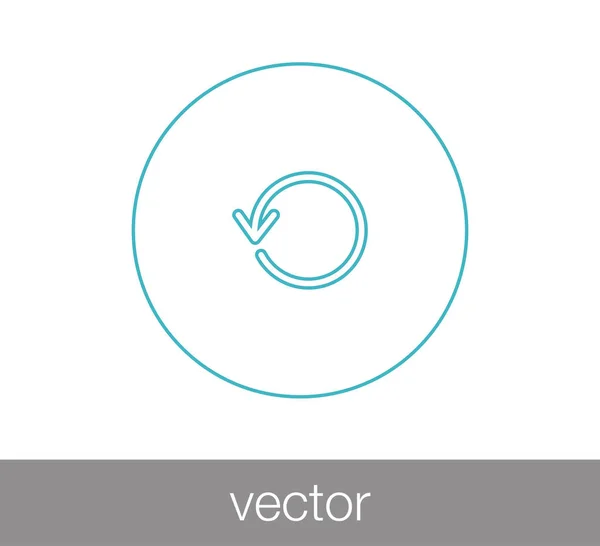 Reload symbol icon. — Stock Vector