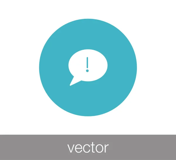 Konverzace ikonu komentáře — Stockový vektor