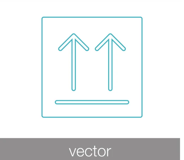 Lieferbox-Symbol — Stockvektor