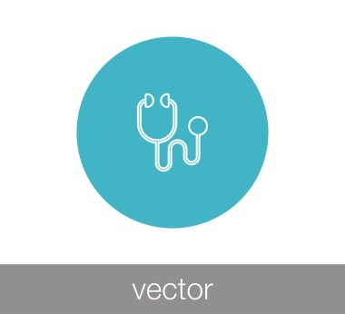 stetoskop tıbbi simgesi