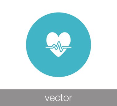 kalp atışı web simgesi.
