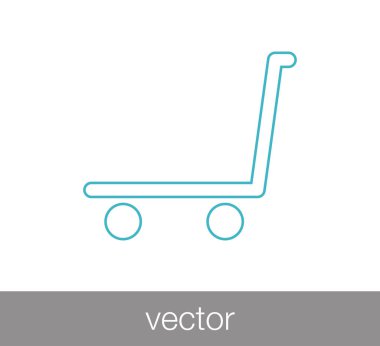 Alışveriş arabası simgesi 