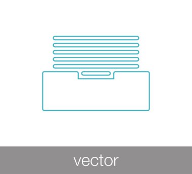 Arşiv simge tasarlamak. 