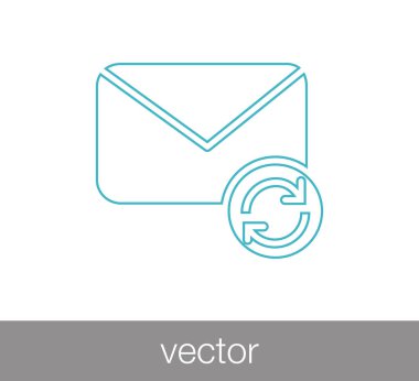 Yeniden e-posta simgesi