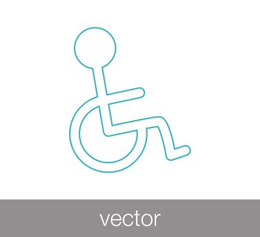 Engelli işareti simgesi.