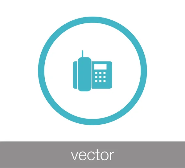 Teléfono icono web — Vector de stock