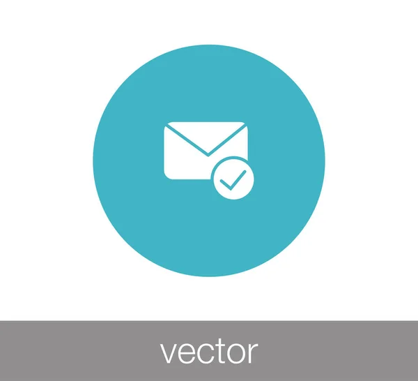 E-Mail-Symbol lesen — Stockvektor