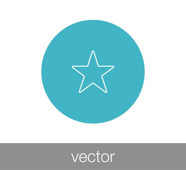 Иконка Star web — стоковый вектор